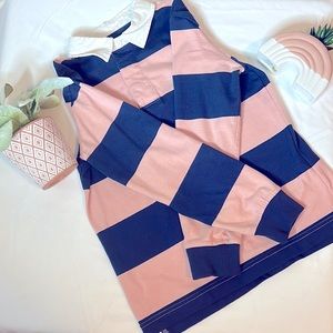 Size:MEDIUM Color:INDIGO AND PINK Girls shirt 10/10 recommend